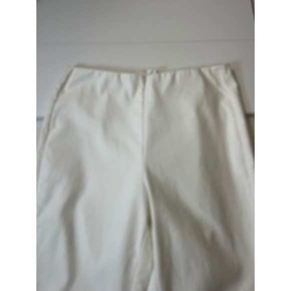 Rag & Bone Simone Slim Ankle Pants White‎ Cropped Pants Stretch Casual Size 10 - Picture 4 of 12